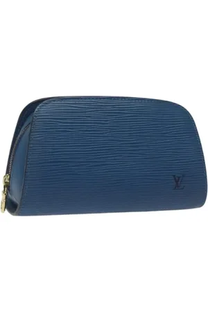 LOUIS VUITTON Femme, Pre-owned, Bleu, Taille: ONE Size Pre-owned Cuir trousses-de-toilette