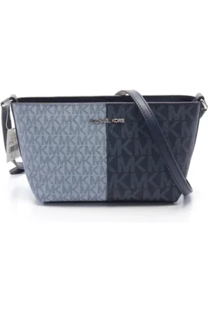 Michael Kors Femme, Pre-owned, Bleu, Taille: ONE Size Pre-owned Toile sacs-ports-paule