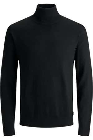 JACK & JONES Homme, Pulls, Noir, Taille: S Pull Noir à Manches Longues