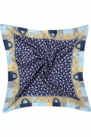 Etro Homme, Accessoires, Bleu, Taille: ONE Size Foulard Soie Paisley Bleu