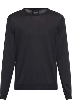 Giorgio Armani Homme, Pulls, Bleu, Taille: M Pull en soie