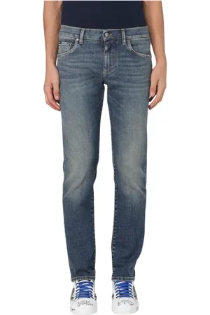 Dolce & Gabbana Homme, Jeans, Bleu, Taille: L Jean Slim Fit Bleu