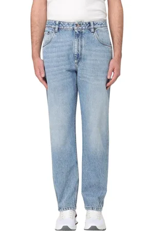 Brunello Cucinelli Homme, Jeans, Bleu, Taille: W42 Jean Coupe Relax Bleu