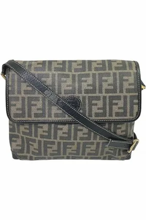Fendi Femme, Pre-owned, Brun, Taille: ONE Size Pre-owned Toile sacs-ports-paule