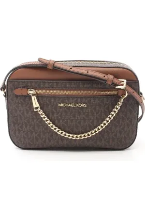Michael Kors Femme, Pre-owned, Brun, Taille: ONE Size Pre-owned Toile sacs-ports-paule