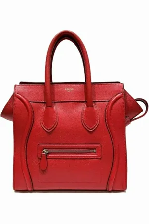 Céline Femme, Pre-owned, Rouge, Taille: ONE Size Pre-owned Cuir sacs-celine
