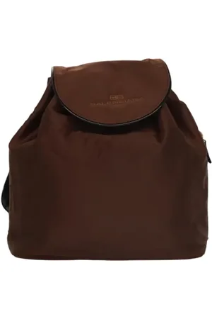 Balenciaga Femme, Pre-owned, Brun, Taille: ONE Size Pre-owned Nylon sacs-dos