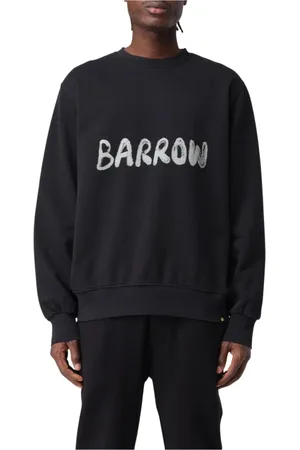 BARROW Homme, Sweatshirts et sweats à capuche, Noir, Taille: L Sweat Minimaliste Col Rond Noir