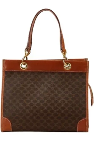Céline Femme, Pre-owned, Brun, Taille: ONE Size Pre-owned Cuir sacs-ports-paule