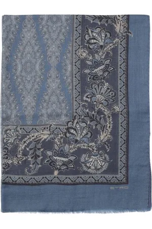 Etro Homme, Accessoires, Multicolore, Taille: ONE Size Foulard en Soie Paisley Multicolore