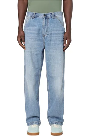 Carhartt Homme, Jeans, Bleu, Taille: W34 Pantalon Utilitaire Classique en Bleu
