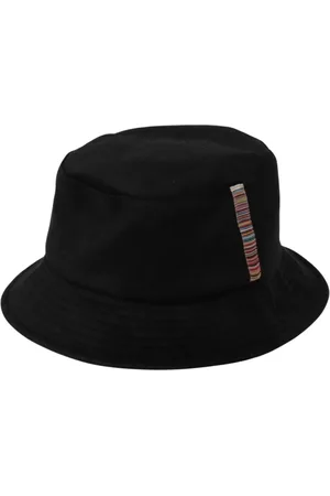 Paul Smith Homme, Accessoires, Noir, Taille: S Chapeau seau en laine à rayures