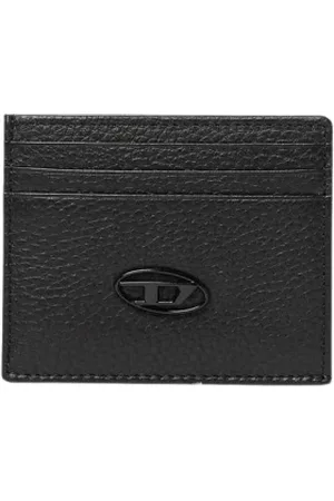 Diesel Homme, Accessoires, Noir, Taille: ONE Size Portefeuille Classique en Cuir avec Emplacements pour Cartes