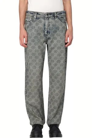 Daily paper Homme, Jeans, Bleu, Taille: L Jean Droit Classique