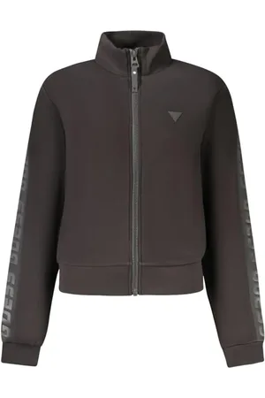 Guess Femme, Sweatshirts et sweats à capuche, Noir, Taille: 36 FR Pull doux à col rond