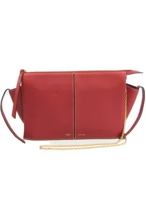 Céline Femme, Pre-owned, Rouge, Taille: ONE Size Pre-owned Cuir sacs-celine