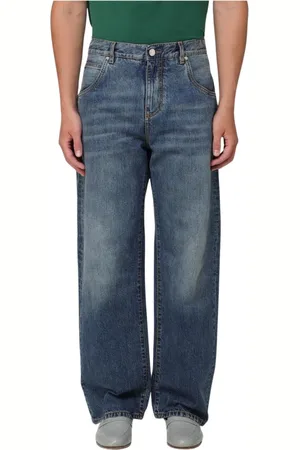 Etro Homme, Jeans, Bleu, Taille: W31 Jean en Denim Bleu Premium Coupe Relaxed