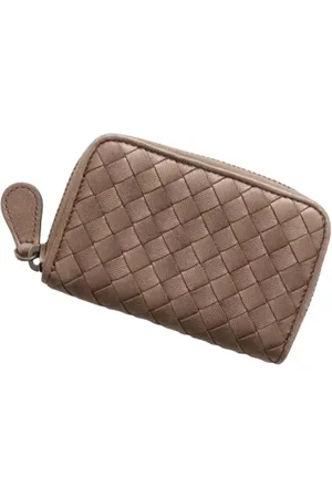 Bottega Veneta Homme, Pre-owned, Brun, Taille: ONE Size Pre-owned Cuir petite-maroquinerie