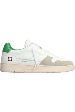 D.A.T.E. Homme, Chaussures, Blanc, Taille: 42 EU Baskets Vintage en Nylon Blanc