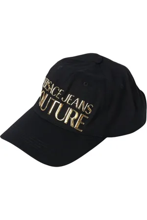 VERSACE Homme, Accessoires, Noir, Taille: ONE Size Casquette de Baseball Noire Accessoire Élégant