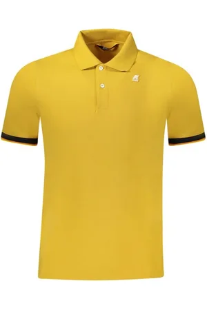 K-Way Homme, Tops, Jaune, Taille: 2XL Polo Homme en Coton Jaune
