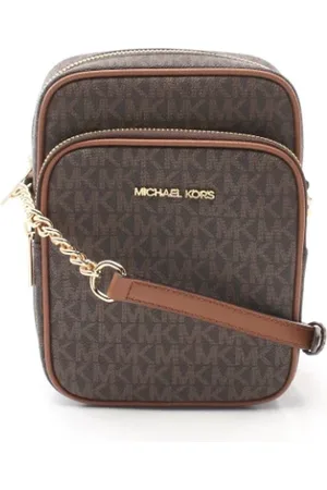 Michael Kors Femme, Pre-owned, Brun, Taille: ONE Size Pre-owned Toile sacs-ports-paule