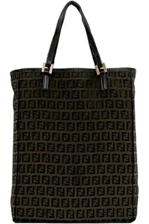 Fendi Femme, Pre-owned, Brun, Taille: ONE Size Pre-owned Toile sacs-fendi