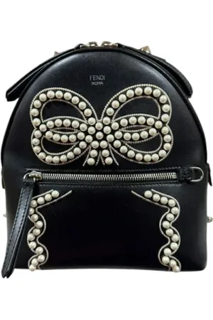 Fendi Femme, Pre-owned, Blanc, Taille: ONE Size Pre-owned Cuir sacs-fendi