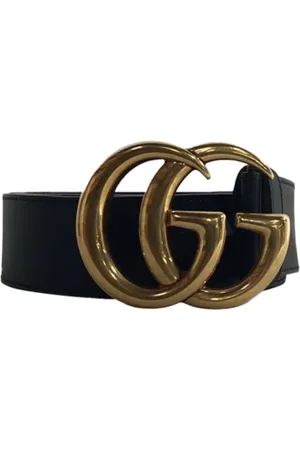 Gucci Femme, Pre-owned, Noir, Taille: ONE Size Pre-owned Cuir ceintures