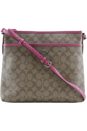 Coach Femme, Pre-owned, Brun, Taille: ONE Size Pre-owned Plastique sacs-ports-paule