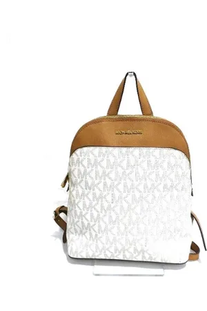 Michael Kors Femme, Pre-owned, Blanc, Taille: ONE Size Pre-owned Toile sacs-dos