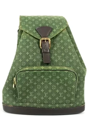 LOUIS VUITTON Femme, Pre-owned, Vert, Taille: ONE Size Pre-owned Cuir sacs-louis-vuitton