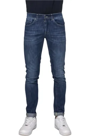 Dondup Homme, Jeans, Bleu, Taille: W29 Jean Skinny Fit Cinq poches Taille basse