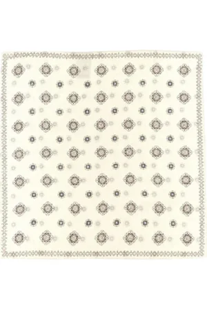 Brunello Cucinelli Homme, Accessoires, , Taille: ONE Size Mouchoir de Poche Géométrique en Soie Style Élégant