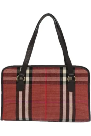 Burberry Femme, Pre-owned, Multicolore, Taille: ONE Size Pre-owned Toile sacs-main