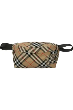Burberry Homme, Sacs, , Taille: ONE Size Sac Ceinture à Carreaux Élégant
