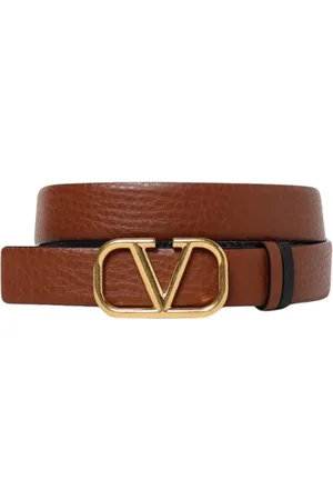 VALENTINO GARAVANI Homme, Accessoires, Brun, Taille: 100 CM Ceinture en Cuir Marron