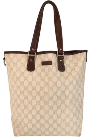 Gucci Femme, Pre-owned, , Taille: ONE Size Pre-owned Toile cabas