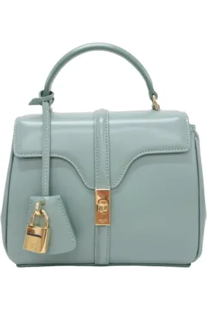 Céline Femme, Pre-owned, Bleu, Taille: ONE Size Pre-owned Cuir sacs-celine