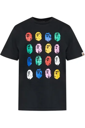 A Bathing Ape Homme, Tops, Noir, Taille: XL T-shirt avec impression