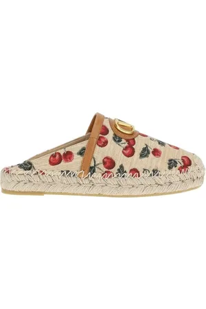 VALENTINO GARAVANI Femme, Chaussures, Multicolore, Taille: 36 EU Cherryfic Vlogo Espadrilles Mules