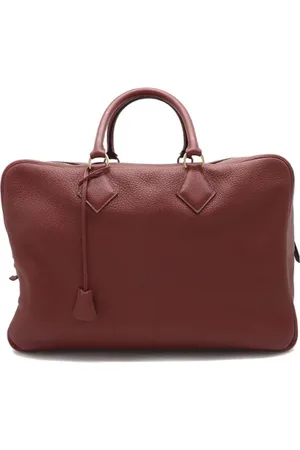 Hermès Femme, Pre-owned, Brun, Taille: ONE Size Pre-owned Cuir sacs-de-voyage