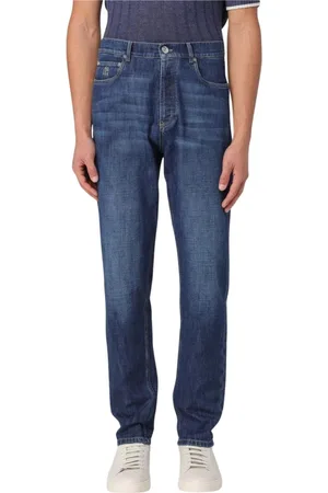 Brunello Cucinelli Homme, Jeans, Bleu, Taille: L Jeans Bleu Classique