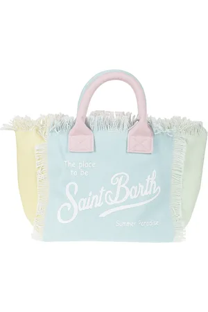 MC2 SAINT BARTH Femme, Pre-owned, Multicolore, Taille: ONE Size Sac de plage à franges avec poche intérieure
