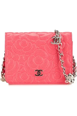 CHANEL Femme, Pre-owned, Rose, Taille: ONE Size Pre-owned Cuir petite-maroquinerie