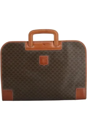 Céline Homme, Pre-owned, Brun, Taille: ONE Size Pre-owned Toile sacs-celine