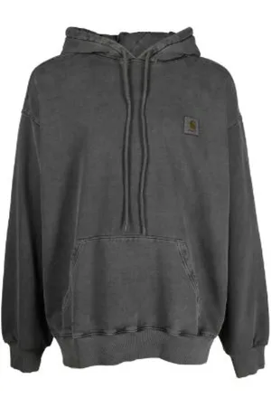 Carhartt Homme, Sweatshirts et sweats à capuche, Gris, Taille: M Sweat à capuche en coton Vista