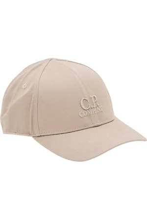C.P. Company Homme, Accessoires, Brun, Taille: ONE Size Casquette de baseball marron avec logo élégant