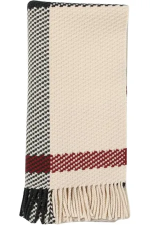 Burberry Homme, Accessoires, Multicolore, Taille: ONE Size Écharpe de Luxe Multicolore à Franges Tricotées