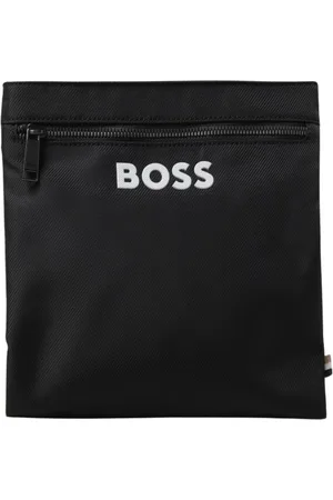 HUGO BOSS Homme, Sacs, Noir, Taille: ONE Size Sac à bandoulière noir minimaliste